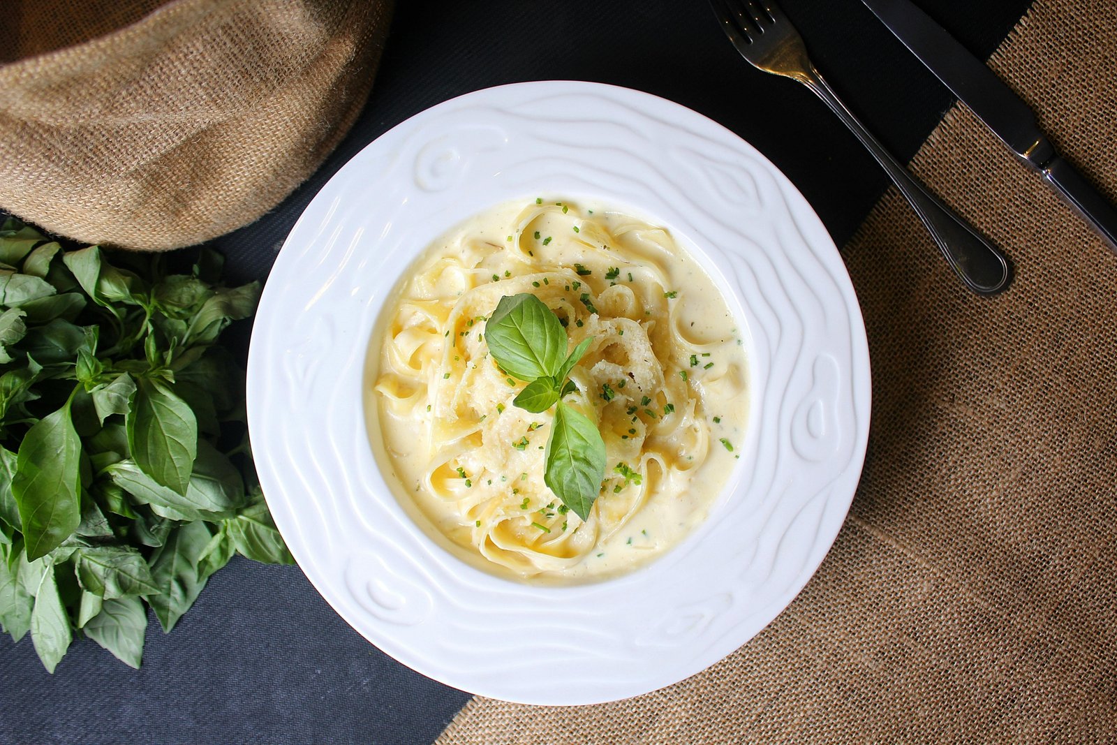 Cheese Pasta Alfredo