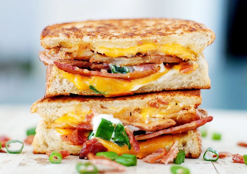 Corn & Cheese Grilled Sandwich