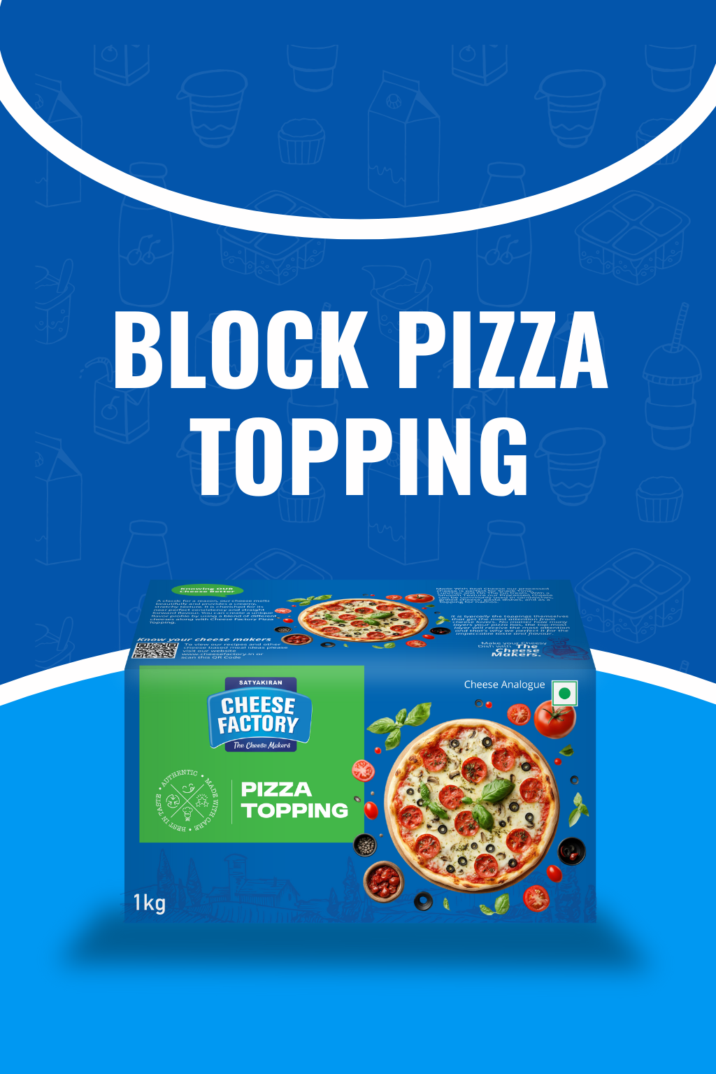 Block Pizza Topping