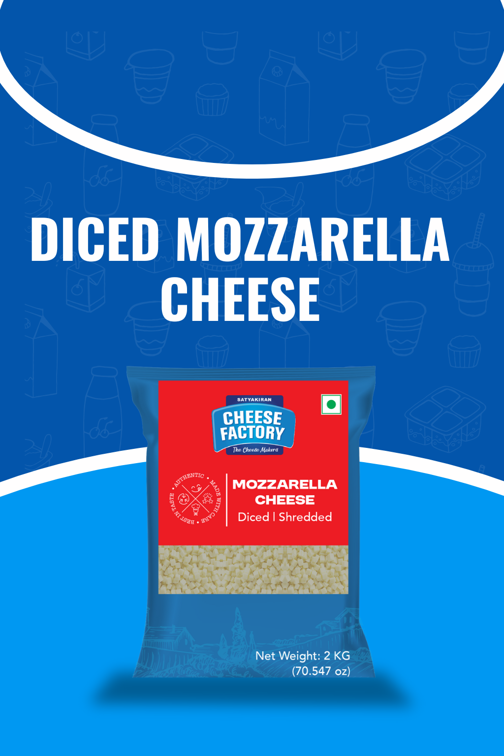 Diced Mozarella Cheese