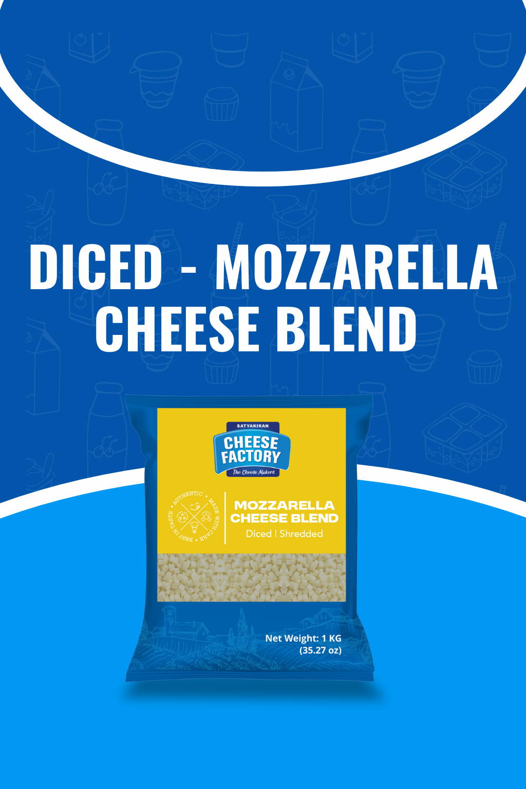 Diced Mozarella Cheese Blend
